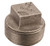 Orgill - Worldwide Sourcing 31-1/2B Square Head Pipe Plug - 1/2 In, Screwed, 150 Psi, Malleable Iron