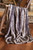 Carstens Dark Grey Fox Faux Fur Throw