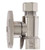 Plumb Pak 1/4 Turn Straight Shut-Off Valve, 1/2 X 3/8 In, FIP X OD, Brass Body, Chrome Plated