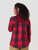 Wrangler ATG Womens Western Plaid Flannel