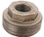 Orgill - Worldwide Sourcing 35-3/8X1/4B Pipe Hexagonal Bushing, 3/8 X 1/4 In, MIP X FIP, Malleable Iron, Black