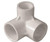 Orgill - Genova 33105 Side Inlet Pipe Elbow - 90 Deg, 1/2 In, Slip X Slip X FIP, SCH 40, PVC