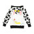 Doodle Pants Cow 3D Hoodie - Back