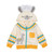 Doodle Pants Girls Llama 3D Hoodie - Front