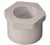Orgill - Genova 300 Solvent Weld Pipe Reducing Bushing - 1-1/4 X 3/4 In, Spigot X Slip, PVC, White
