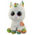 TY - Beanie Boos Pixy The Unicorn Rainbow Glitter Eyes - Large