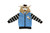 Doodle Pants Boys Billy The Goat 3D Hoodie - Front