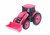 ERTL Case IH Tractor with Loader, Pink  2.5"