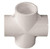 Orgill - Genova 300 Pipe Cross - 3/4 In, Slip, SCH 40, PVC, White