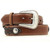 M&F - Men's Classic Western Dress Belt - Brown