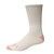 Justin- Half Cushion Crew Socks- White