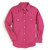 Wrangler Girls Pink Western Long Sleeve Shirt - Front
