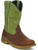 Tony Lama Men's Roustabout Waterproof Western Work Boots - Square Toe, Green