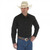 Wrangler Western Long Sleeve Solid Snap Shirt
