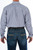 Cinch Mens Royal Blue Stripe Long Sleeve Western Shirt