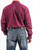 Cinch Mens Classic Solid Burgundy Button Down Western Shirt