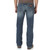 Wrangler- Mens Retro Medium Dark Wash Slim Fit Bootcut Jeans