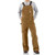 Carhartt - Mens Duck Zip-To-Thigh Unlined Bib Overall - Carhartt Brown