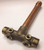 Simmons 709SB Fabricated Long Tank Cross - Silicon Bronze Body, Copper Pipe