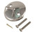 Plumb Pak 2-Hole Trip Lever Style Tub Face Plate With Screw, For Use With Bath Drain, Chrome Plated