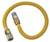BrassCraft Straight Gas Connector, 1/2 In, FIP X MIP, 24 In L, 1/2 Psi, -40 To 150 Deg F, Stainless Steel