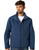 Wrangler Mens Navy Bonded Concealed Carry Zip Trail Jacket
