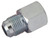BrassCraft Gas Supply Adapter  5/8 X 1/2 In, Flared X FIP, 0.5 Psi - Stainless Steel, -40 TO 150 Deg F