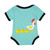 Doodle Pants Girls Short Sleeve Cow Bodysuit - Back