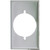Cooper Wiring Chrome Range/Dryer Wall Plate
