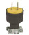 Orgill - Cooper H-16 Non-Grounded Straight Blade Round Electrical Plug - 125 VAC, 15 A, 2 P, 2 W, Black