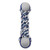 Mammoth- Flossy Chews Braided Bone with 2 3-Inch Tennis Balls- Blue