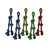 Multipet Nuts for Knots Rope Tug With 2 Danglers - 15" Assorted