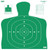 Birchwood Casey Eze-Scorer Scorer Green Silhouette Paper Target 23x35 - 5 Pack