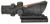 Trijicon ACOG 4x32mm Dual Illumination Scope Calibrated For Flat Top .223 Rifles Chevron With Red Dot Reticle - Black Finish