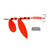Mack's Lure Scorpion Salmon Spinner - Orange/Red