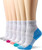 Dickies Womens Dri-Tech Quarter Socks - Assorted - 6 Pack - Size 6-9