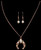 M&F Copper & Ivory Squash Blossom Necklace Set