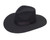 Twister Womens Black Felt Hat