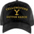 Yellowstone Black Dutton Ranch Logo Ball Cap