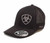 M&F- Ariat Mens Black Flex Fit Baseball Cap