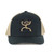 Hooey- "Coach" Flexfit Black/Khaki Hat