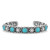Montana Silversmiths Starlight Starbrite Stone Turquoise Silver Bracelet