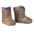 Twister Boys Bennett Tan With Red, White & Blue Stitch Baby Bucker Boots