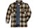 Victory Mens Brawny Sherpa-Lined Flannel Jacket
