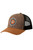 Cinch Brown Logo Patch Mesh Trucker Cap