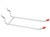 National Hardware 6" Zinc Plated Pegboard Double Hook