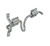 National Hardware Zinc Plated Sliding Bolt Door/Gate Latch