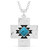 Montana Silversmiths Within the Storm Geometric Turquoise Necklace