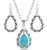 Montana Silversmiths Roadrunner Turquoise Scalloped Jewelry Set