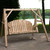 Lakeland Mills Cedar Log 5 ft. Country Garden Yard Swing